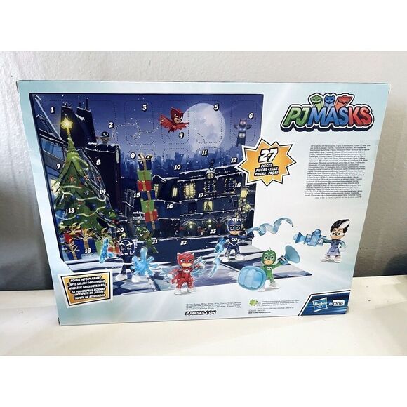 PJ Masks Hasbro Advent Calendar with 24 Daily Surprise Toys Catboy Owlette Gecko - Picture 2 of 3